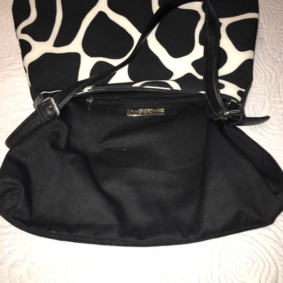Black and cream animal print Preston & York shoulder bag - Picture 3 of 4